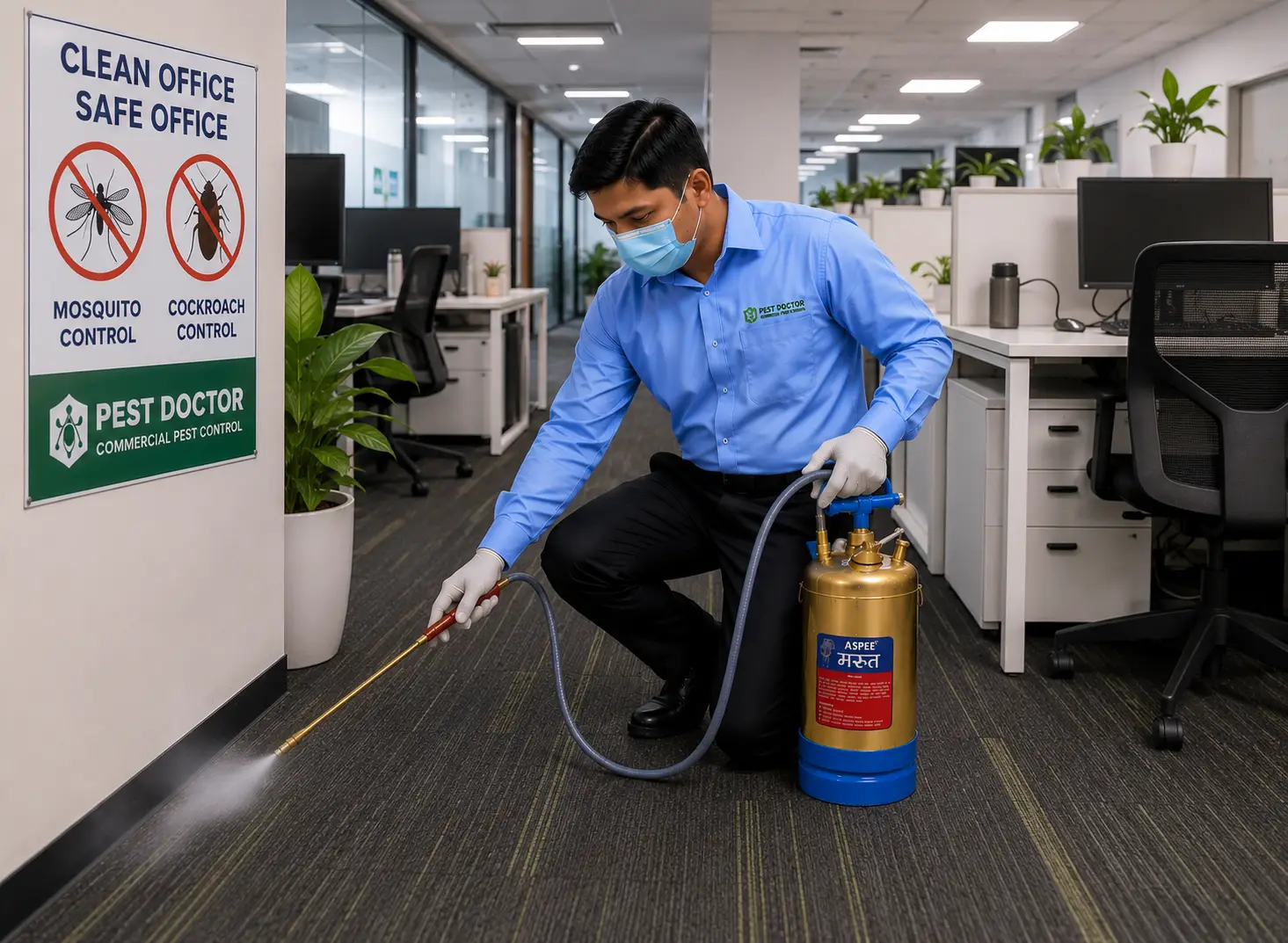 Corporate office and IT park pest control services in Bengaluru