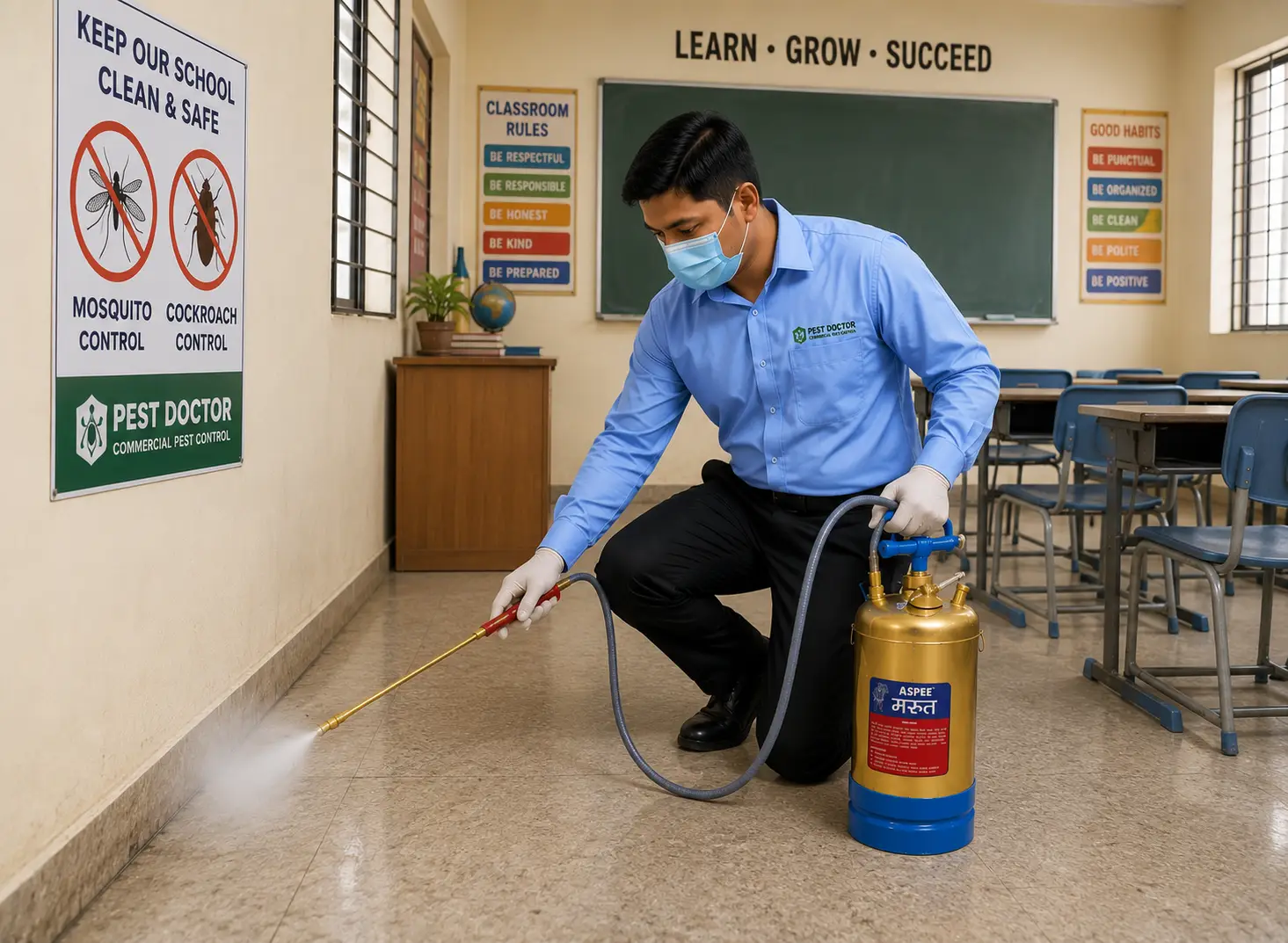 Safe pest control for schools, colleges and institutions in Bengaluru
