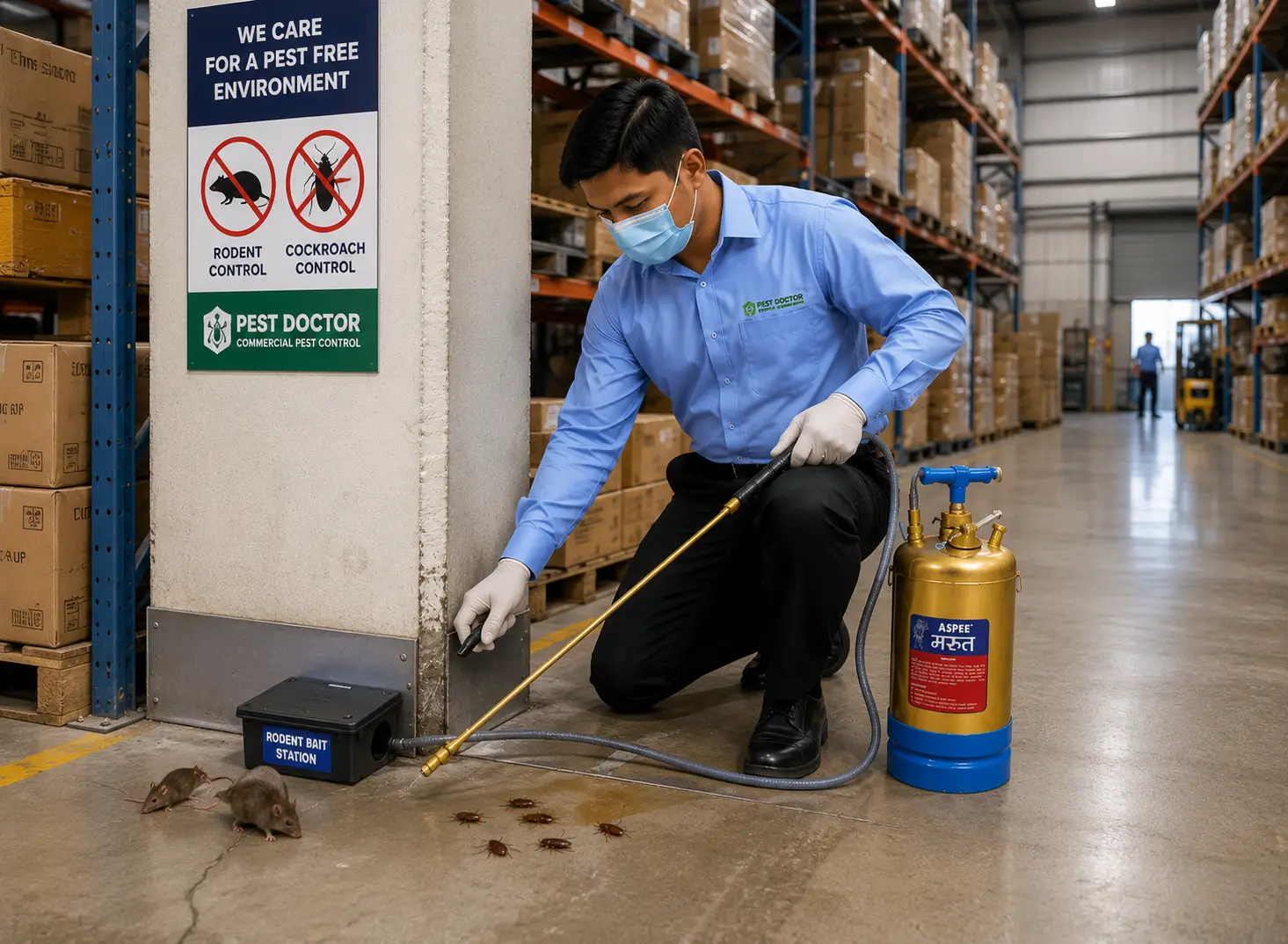 Rodent and stored-product pest control for warehouses and godowns in Bengaluru