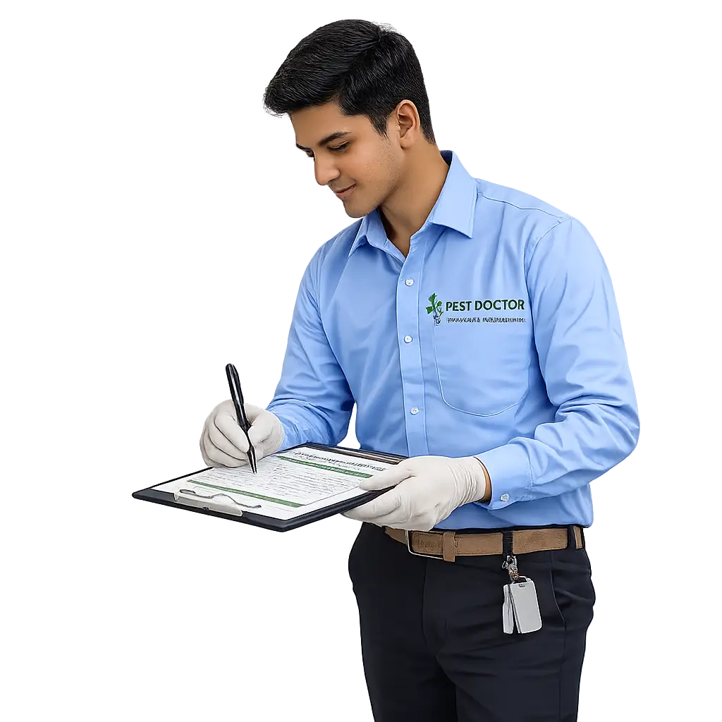 Follow-up visits and pest prevention with service warranty