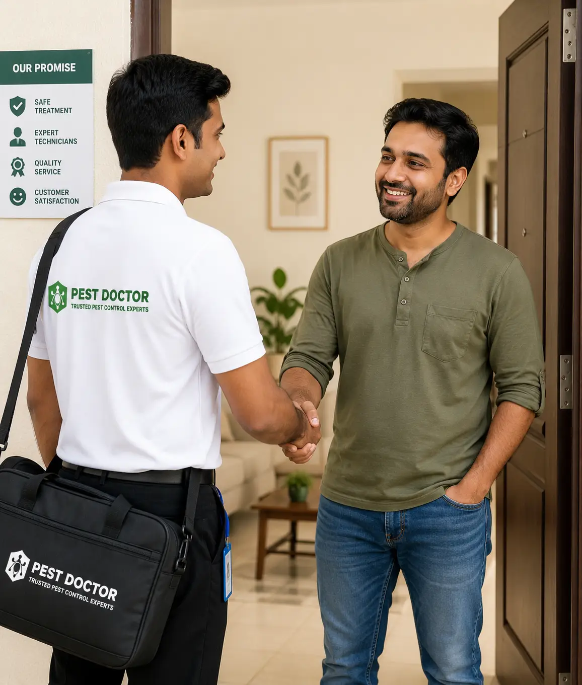 Happy Pest Doctor customer in Bengaluru