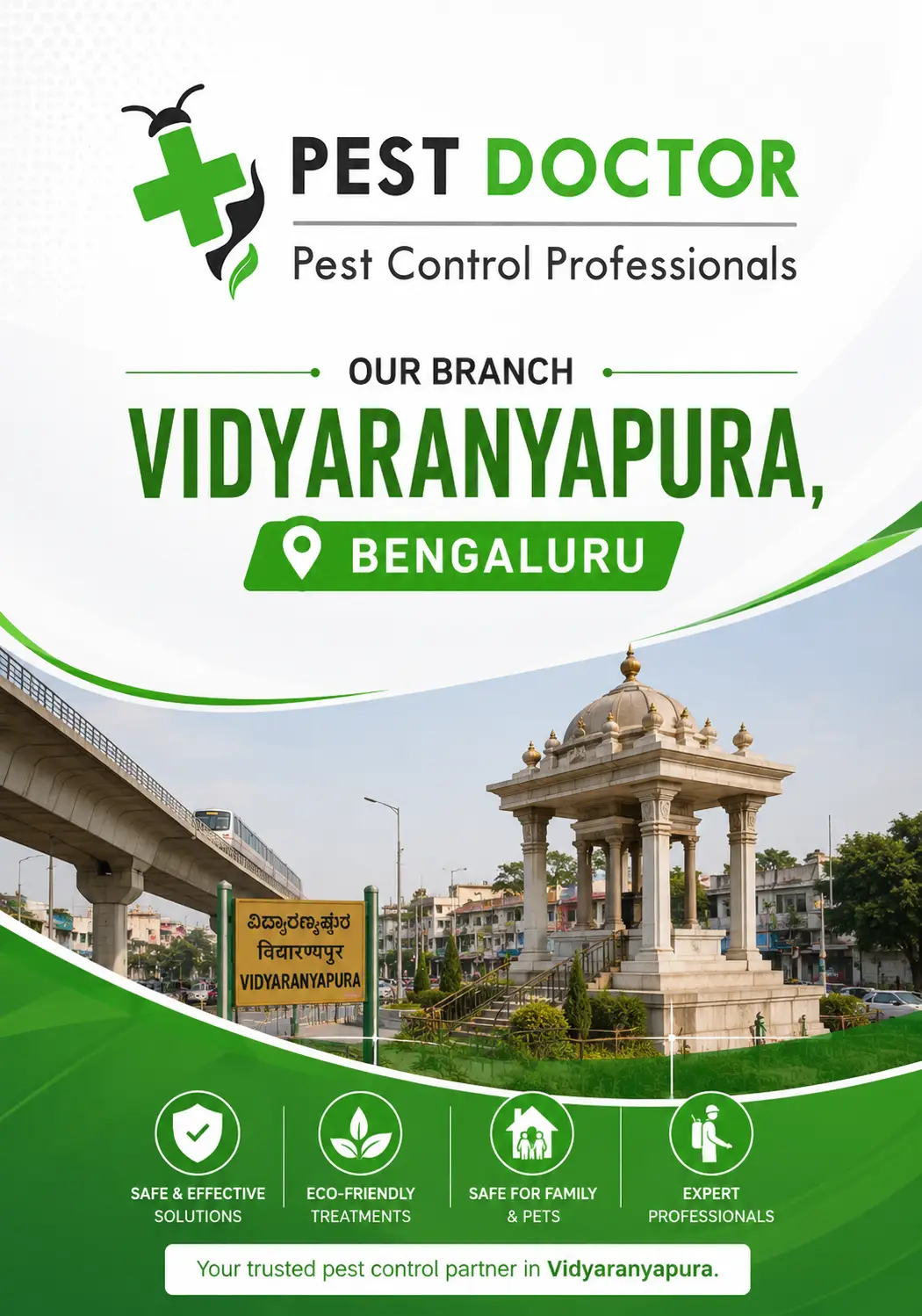 Pest Doctor technicians serving Vidyaranyapura